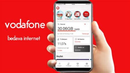 Vodafone Faturasız Hatlara Özel Bedava İnternet